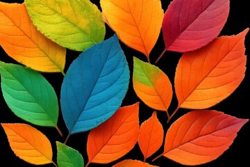 Obraz premium A Symphony of Fall Leaves in Harmony