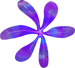 abstract purple flower