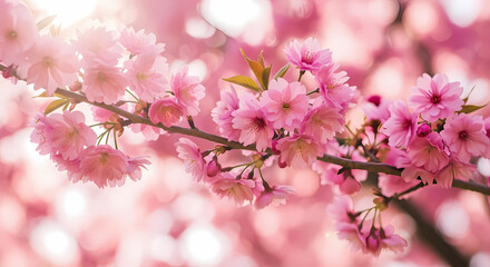 Soft Focus Sakura Flowers