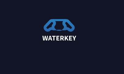 Obraz premium waterkey logo, modern logo