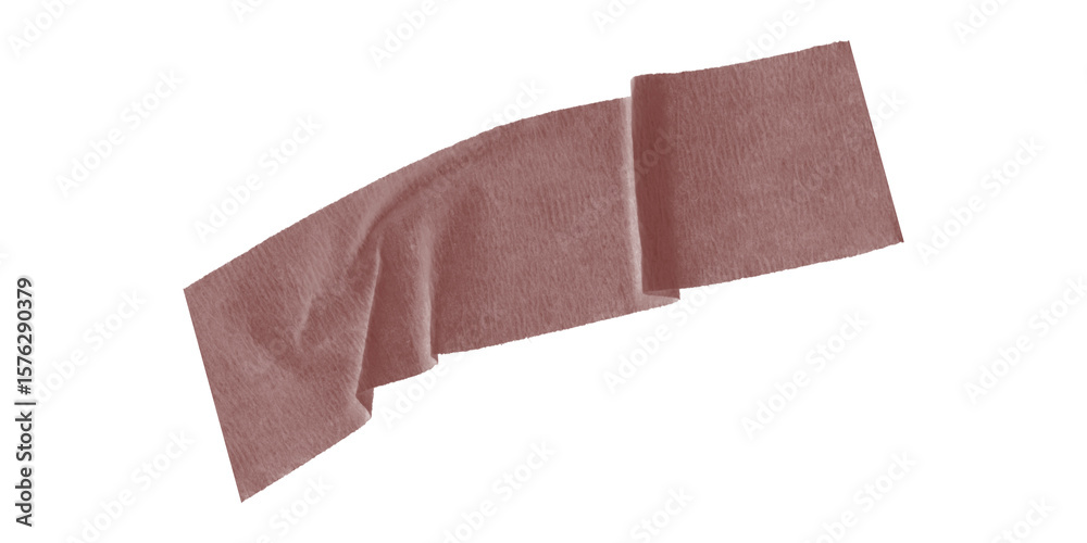 Fototapete a single maroon colored shape with jagged edges isolated against a black background in the image fra