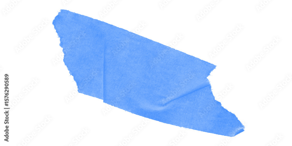 Leinwandbilder A light blue irregular polygon shape on a black background with pixelated edges in simple design