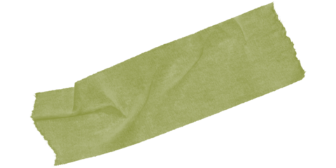 A tilted olive green rectangle shape set against a solid black background in a simple digital image