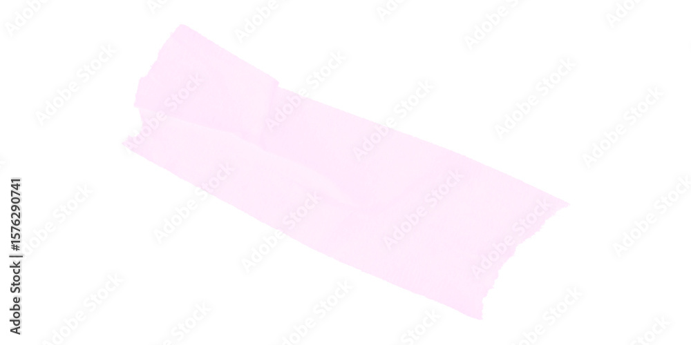 Fototapete a light pink rectangular shape on a black background with pixelated edges and a slight diagonal tilt