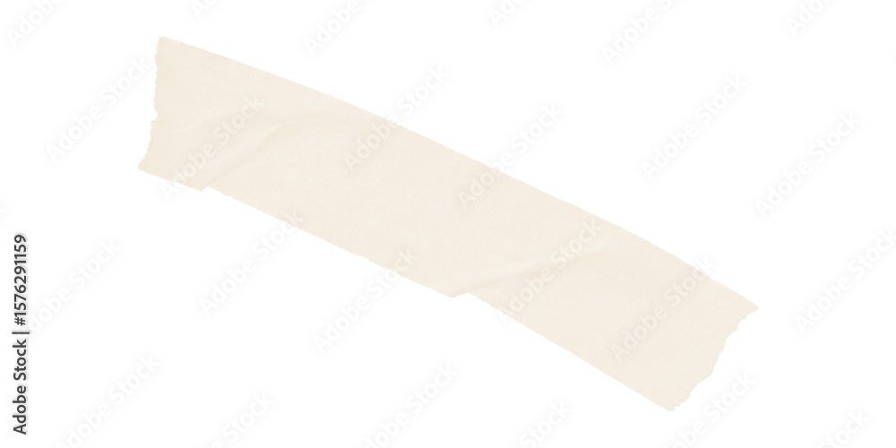 Leinwandbilder A light beige rectangle shape with pixelated edges on a black background in a simple composition