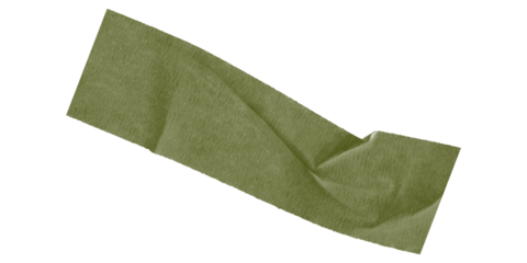 A blurry olive green rectangle shape isolated against a solid black background in a simple image