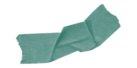 A teal irregular shape against a black background with pixelated edges and a slight gradient effect