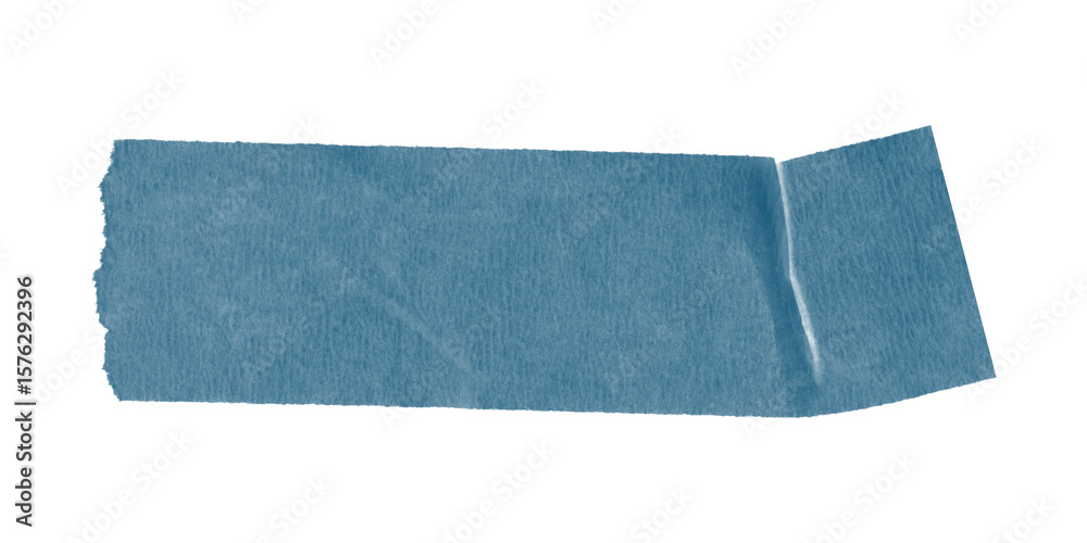 Fototapete a solid blue rectangle against a black background in a simple digital rendering style image