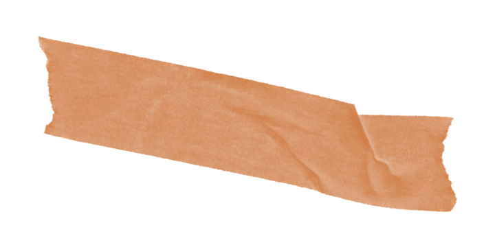 An abstract shape in a warm orange hue set against a stark black backdrop creating a bold visual contrast