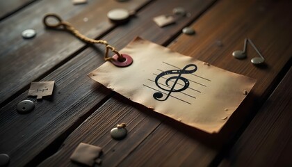 Music notes icon, sharp and natural signs. Key Cartoon Vector illustration.
