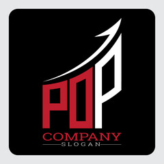 Fototapeta premium PDP logo design, PDP Company Logo Design Growth vector, PDP Upward Arrow Business Success Logo vector, PDP Corporate Branding Logo, PDP simple and modern logo, PDP business finance logo design, etc.