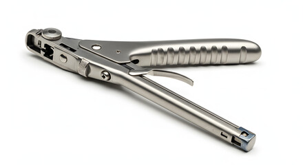 Modern Medical Stapler with Ergonomic Handle Isolated PNG