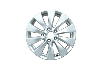 Alloy wheel isolated on transparent background