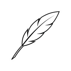 quill line art