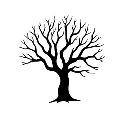 Dead tree image vector 
