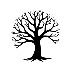 Obraz premium Dead tree image vector 