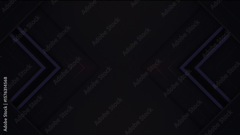 Wall mural this stock motion graphic video of glowing orange triangle grid with gentle overlapping curves on se
