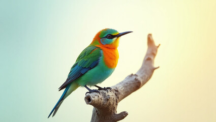 bee eater perched on a branch