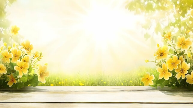 dates fruit on wooden table with light of the sun. seamless loop 4k background