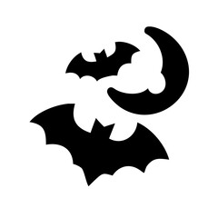  bats halloween icon