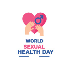 vector graphic of World Sexual Health Day ideal for World Sexual Health Day celebration.