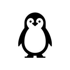 Fototapeta premium Penguin Standing Front View