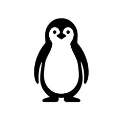 Fototapeta premium Penguin Standing Front View