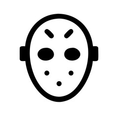 horror mask halloween icon