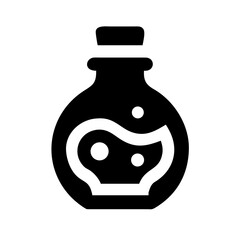 potion bottle  halloween icon