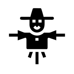 scarecrow halloween icon