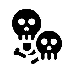 skeletons Halloween icon