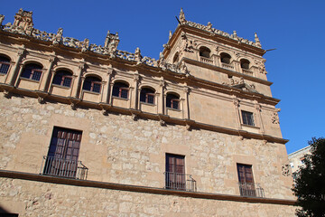 Obraz premium monterrey palace in salamanca in spain 