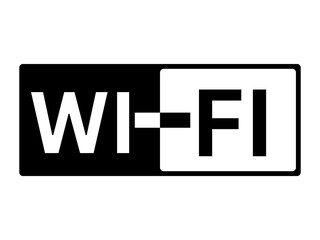 wifi sign isolated icon. wi-fi network linear icon. signal sign and symbol. Public wifi area solid sign. Wifi icon wireless internet signal element flat symbol