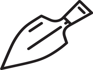 Leaf on Trowel Icon for Garden Concepts