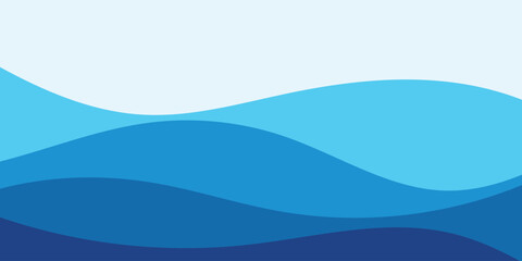 abstract blue background with waves
