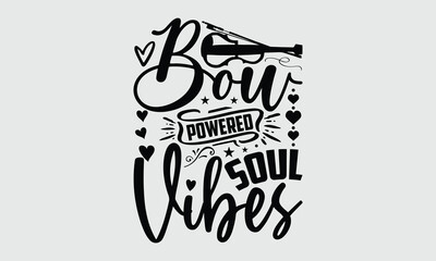 Bow Powered Soul Vibes- Electric Violin T-shirt Design, high-quality artistic sketch on white. Perfect for custom t-shirts, music events, and stylish graphic tees.