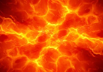 Abstract background of hot lava with bright yellow veins