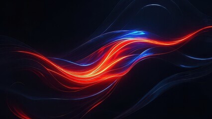 Vibrant Flow Captivating Abstract Energy Streams of light and color, a dynamic abstract visual  showcasing vibrant energy streams.
