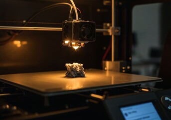 3D printer in action