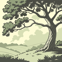 Fototapeta premium trees in the forest