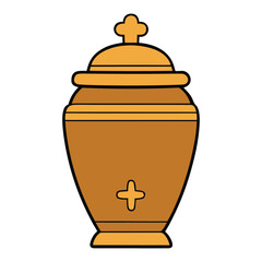 A funeral cremation urn is a dignified container designed to hold and honor the ashes of a loved one, symbolizing remembrance, respect, and eternal memory.
