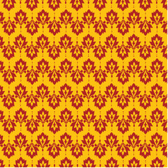 Decorative Floral Seamless Pattern Vector