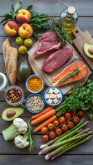 healthy foods and healthy fruits concept mobile aspect ratio