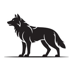 Obraz premium vector image of a wolf