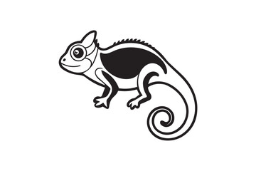 Chameleon silhouette. (1)