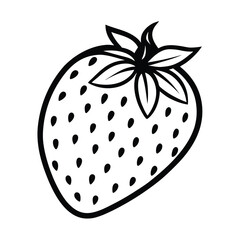 vector illustration of a strawberry