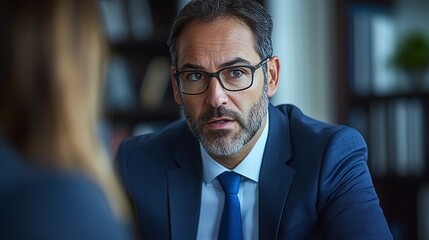 Business Professional In Formal Meeting