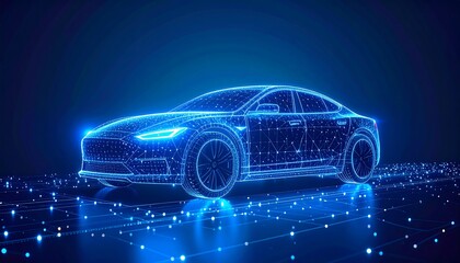 Futuristic car model