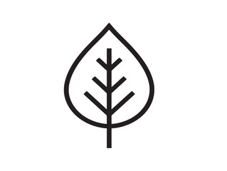 Modern Tranquil Leaf Design with Calm Aesthetic  