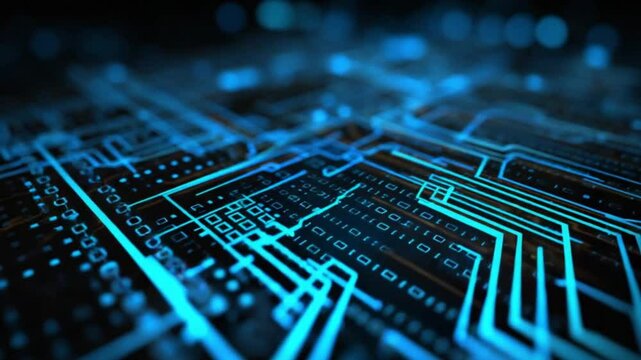 Abstract Circuit Board